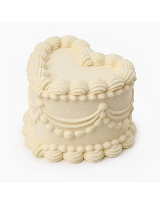 Lambeth Heart Cake silicone mould handmade 1000 ml