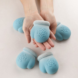 Mittens cake silicone mould handmade (One pair)
