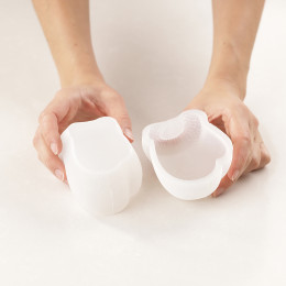 Mittens cake silicone mould handmade (One pair)