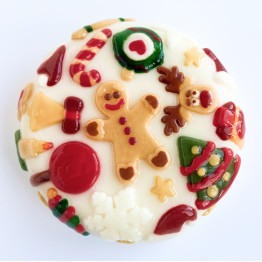 Christmasland cake silicone mould handmade