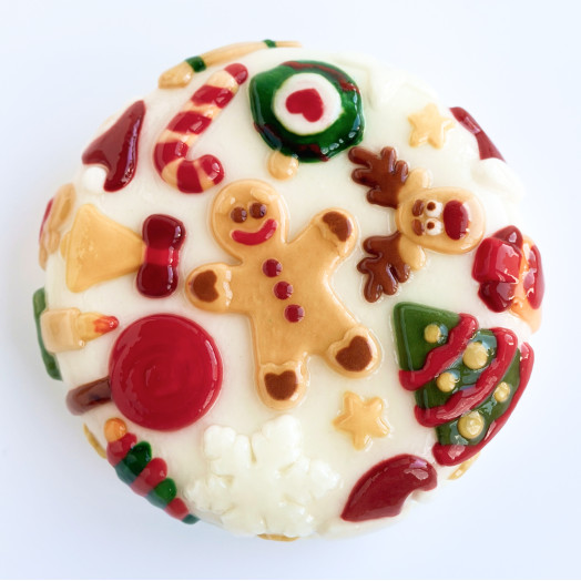 Christmasland cake silicone mould handmade