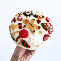 Christmasland cake silicone mould handmade