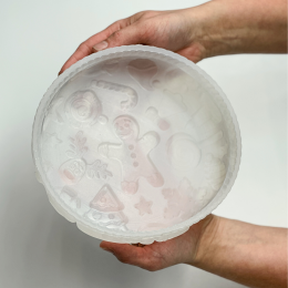 Christmasland cake silicone mould handmade