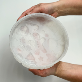 Christmasland cake silicone mould handmade