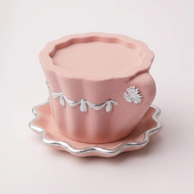 Perfect cup set cake silicone mould handmade