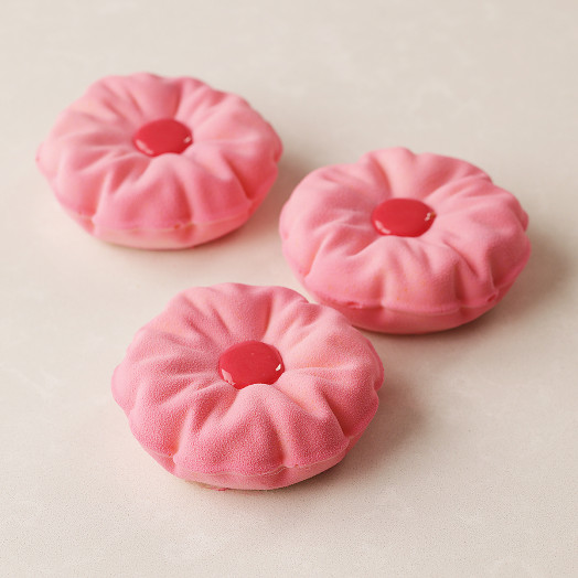 Pillow round mini 100ml cake silicone mould handmade