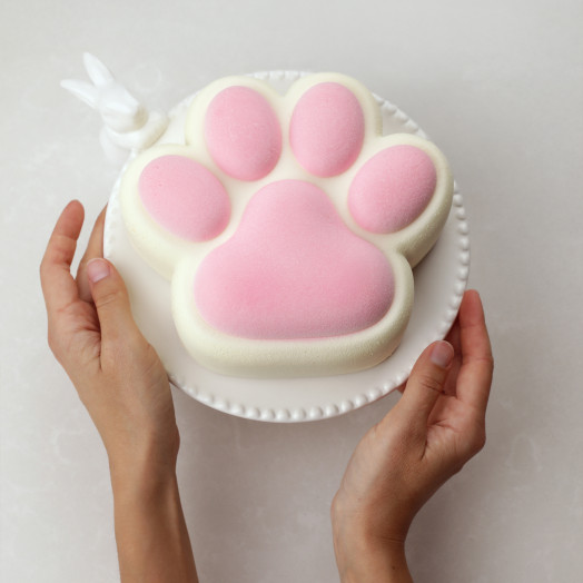 Puffy Paws Cake silicone mould handmade