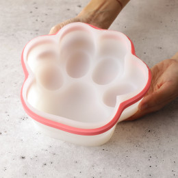 Puffy Paws Cake silicone mould handmade