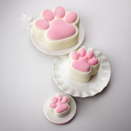 Puffy Paws Cake silicone mould handmade