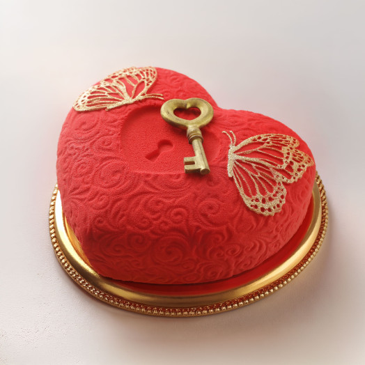 Secret Love Cake silicone mould handmade