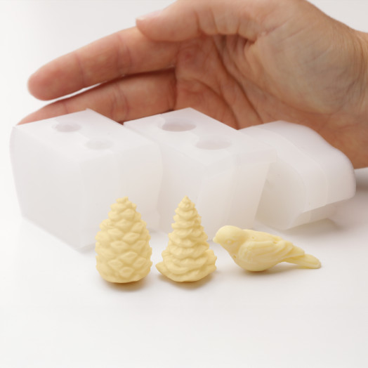 Kit Christmas toys S silicone moulds handmade