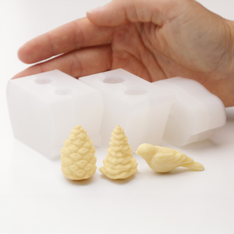 Kit Christmas toys S silicone moulds handmade