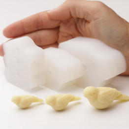 Birds silicone moulds handmade