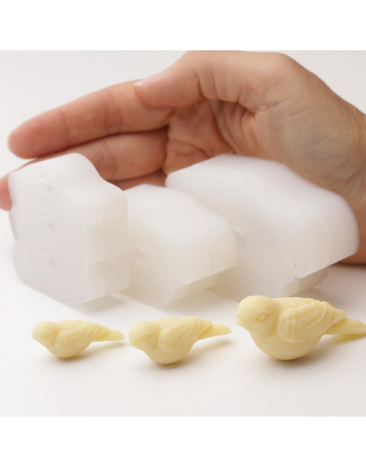 Birds silicone moulds handmade