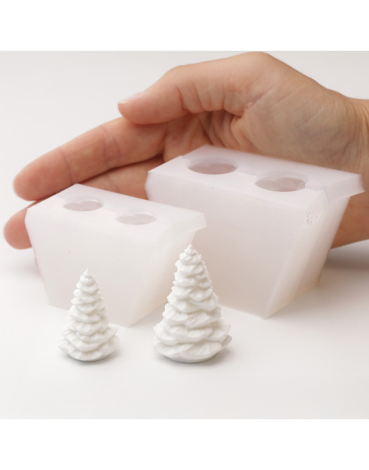 Christmas tree silicone moulds handmade