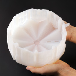 Sweet City Cake silicone mould handmade