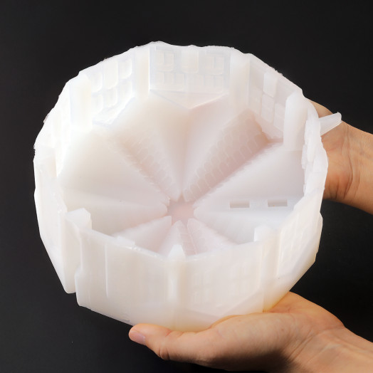 Sweet City Cake silicone mould handmade