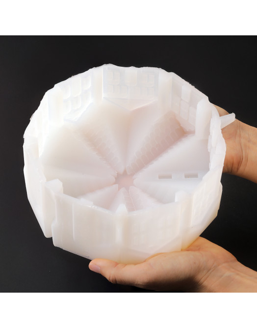 Sweet City Cake silicone mould handmade