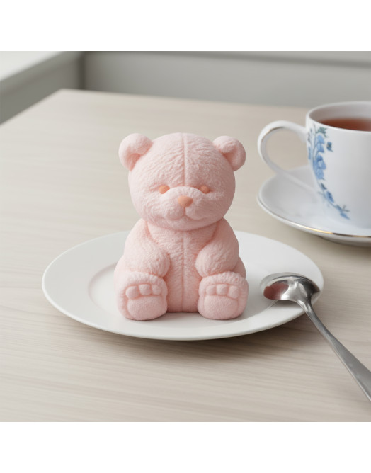 Teddy bear Mini Cake silicone mould handmade 