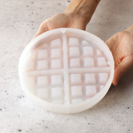Waffle Cake silicone mould handmade