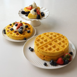 Waffle Mini Cake silicone mould handmade (2 pcs)