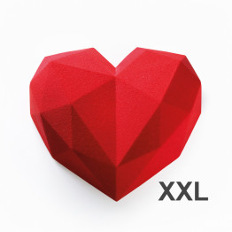 XXL Heart cake silicone mould handmade