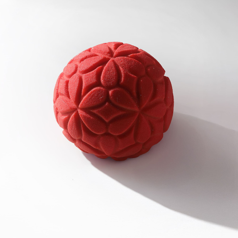 Flora ball cake silicone mould handmade