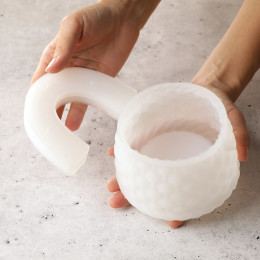 Basket bento cake silicone mould handmade