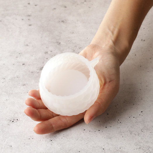 Basket mini cake silicone mould handmade