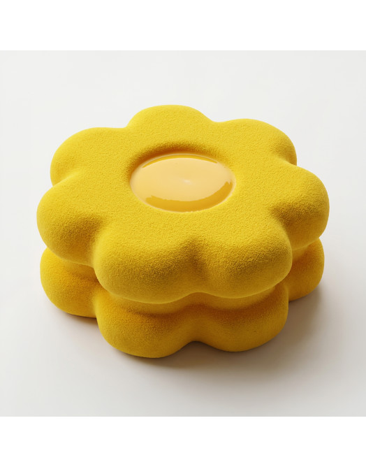 Flower cookie cake silicone mould handmade