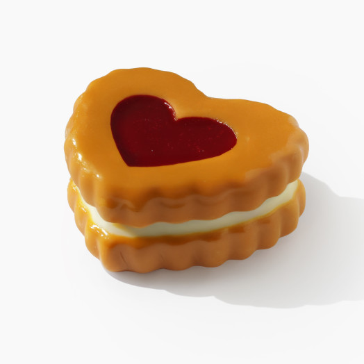Play Heart cookie cake silicone mould handmade