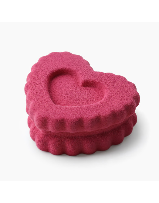Play Heart cookie cake silicone mould handmade