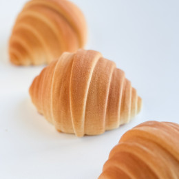 Croissant Mini Cake silicone mould handmade (2 pcs)