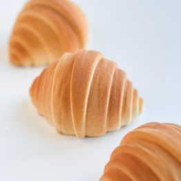 Croissant Mini Cake silicone mould handmade (2 pcs)