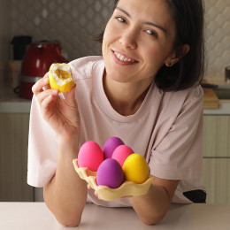 Easter eggs box cake silicone moulds handmade