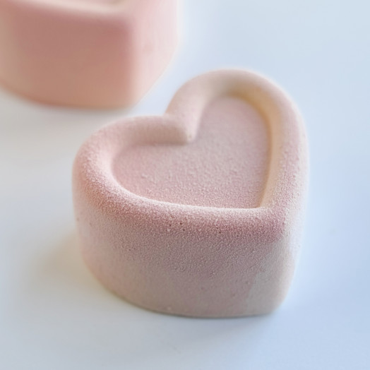 Heart mini cake silicone mould handmade 120 ml