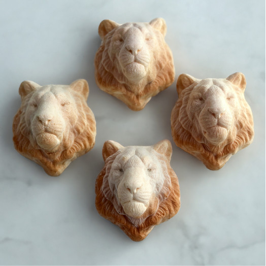 KIT Lion cake silicone mould handmade