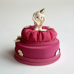 Pillow bento 600 ml cake silicone mould handmade 