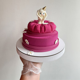 Pillow bento 600 ml cake silicone mould handmade 