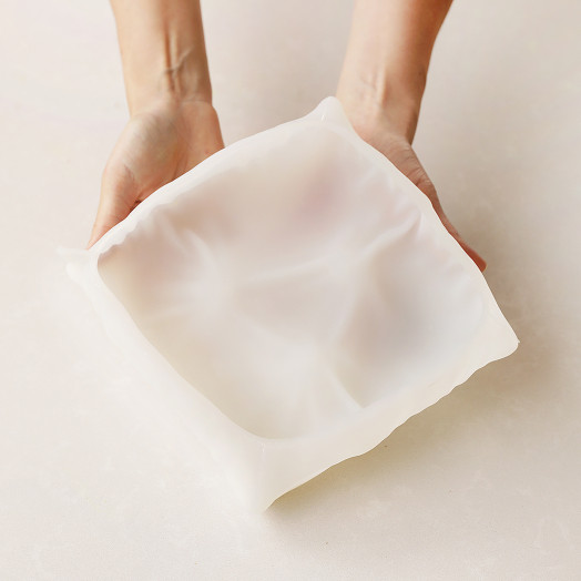 Pillow square 1300ml Cake silicone mould handmade