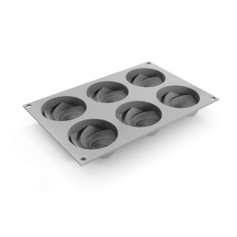 Small Spiral tarts silicone mould