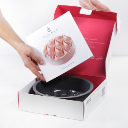 Tesselation cake silicone mould