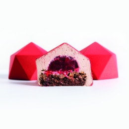 Pentagon small cakes silicone mould