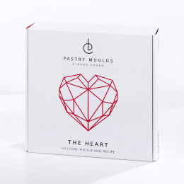 Heart cake silicone mould