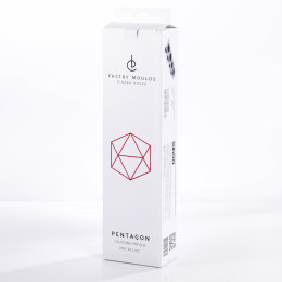 Pentagon small cakes silicone mould