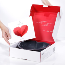 Heart cake silicone mould